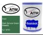Preview: Ford, Dark Spruce Green Metallic, 4J / 5731: 500ml Lackdose, von ATW Autoteile West.